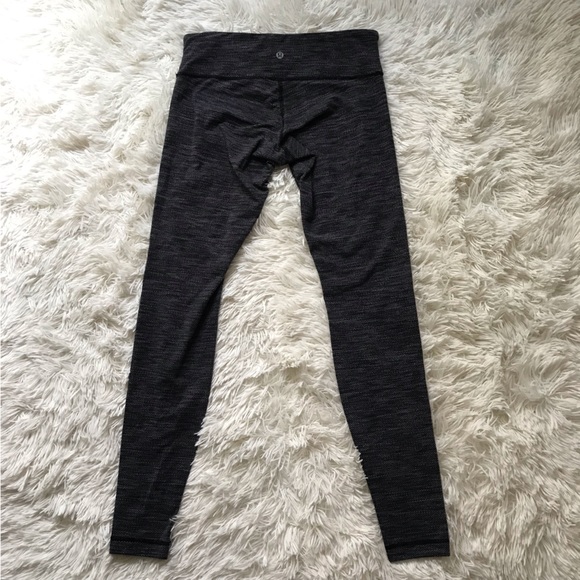 Lululemon Wunder Under Heathered Textured Leggings Size 6 - Picture 6 of 14
